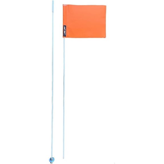 JLP 7 Ft Orange Nylon Flag for Off-Road Vehicles