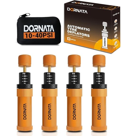 Adjustable Tire Deflator for Offroad Vehicles (Orange)