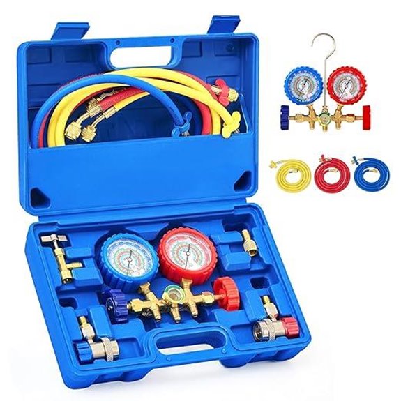 Orion AC Gauge Set with Hoses and Couplers