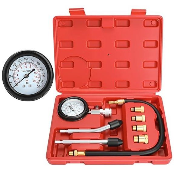 BETOOLL 8pcs Petrol Engine Compression Tester Kit