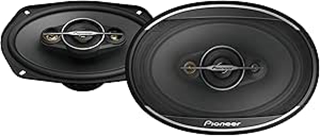 pioneer 6x9 4 way speakers