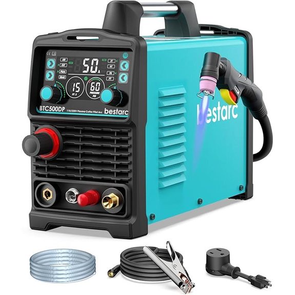 bestarc Plasma Cutter 50A with LED Air Sensor Dual Voltage
