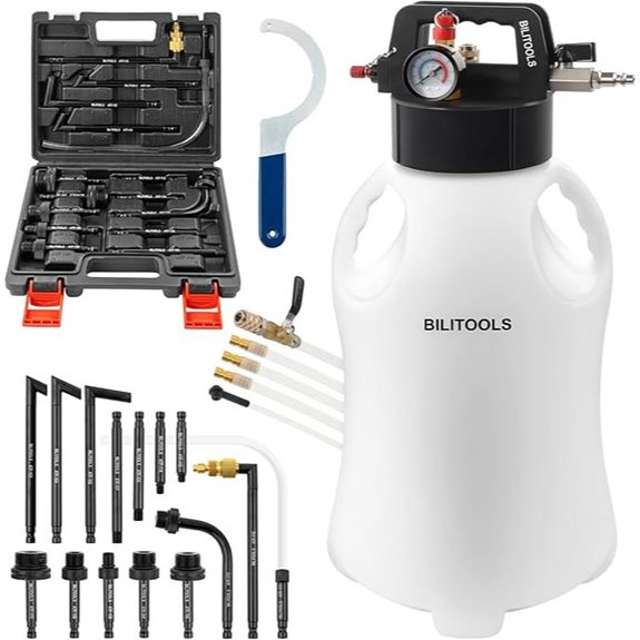 BILITOOLS Pneumatic Transmission Fluid Pump with 15 Adapters