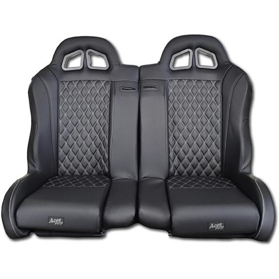 Daytona Black Bench Seat for Polaris RZR 1000/Turbo