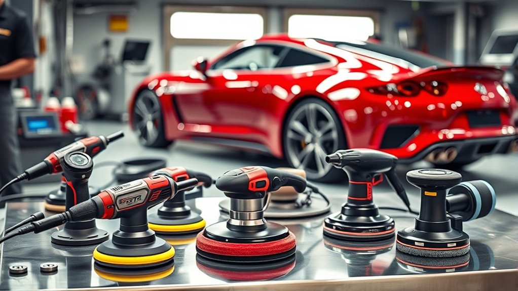 polisher features for auto detailing