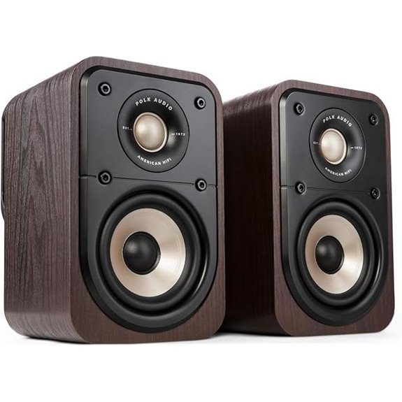 Polk Signature Elite ES10 Speakers Dolby Atmos Walnut