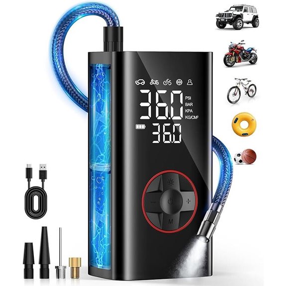 Portable Tire Inflator Air Compressor (150PSI)