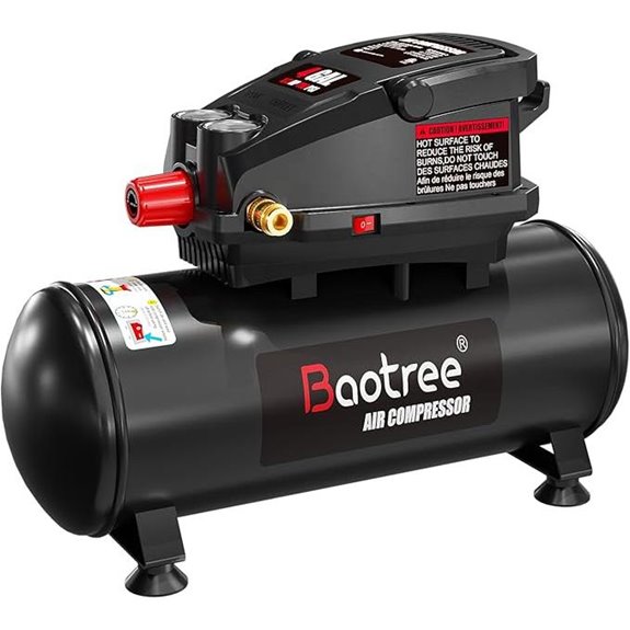 4-Gallon Portable Oil-Free Air Compressor