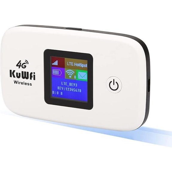 KuWFi 4G LTE Portable Wi-Fi Hotspot with SIM