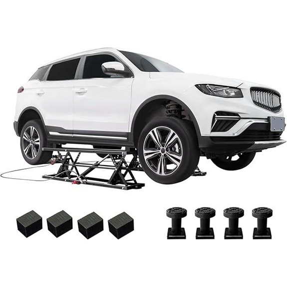 Albott 5000 LBS Portable Car Lift with Wheels