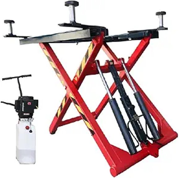 AK-X66 6000 lbs Portable Adjustable Car Lift