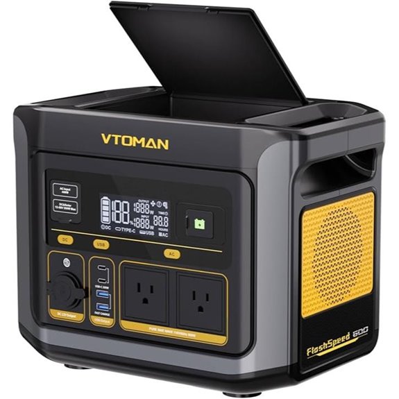 VTOMAN FlashSpeed 600 Portable Power Station (499Wh)