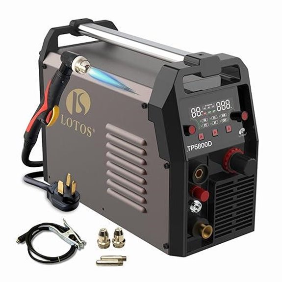 LOTOS Plasma Cutter 58A Dual Voltage Portable