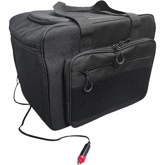 Electric Car Cooler Bag with Adjustable Strap