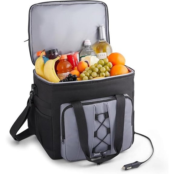 Ivation Portable Electric Cooler Bag with Shoulder Strap