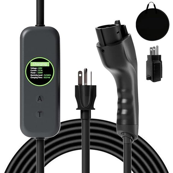 Portable Level 1&2 EV Charger for Electric Cars