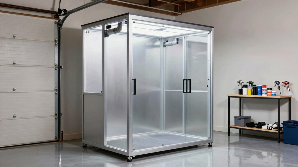 portable garage paint booths