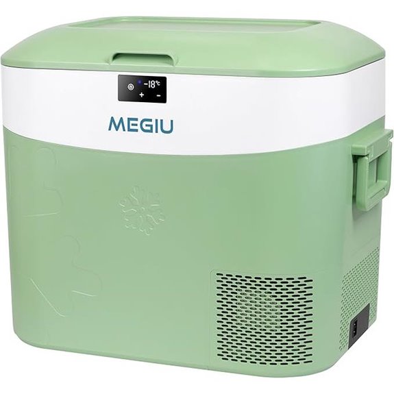Portable Car Fridge Cooler and Freezer (Green)