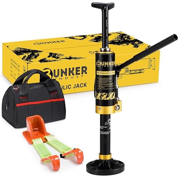 BUNKER INDUST Portable Hydraulic Recovery Jack (19,400 lbs)