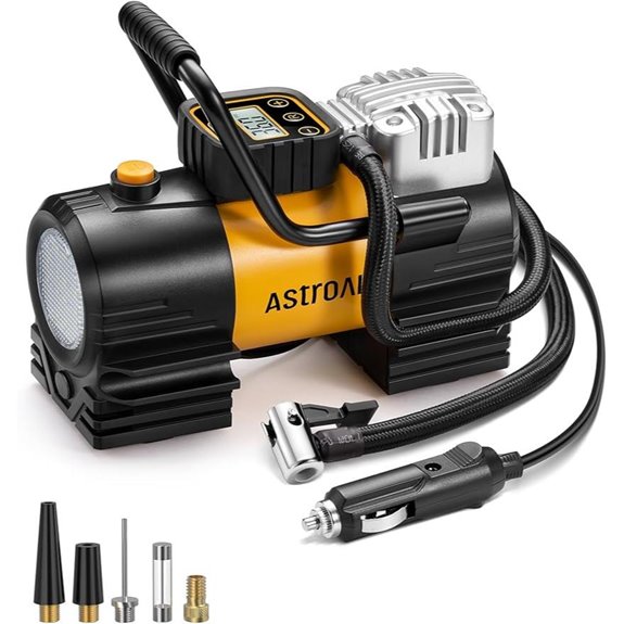 AstroAI Portable Tire Inflator with LED Light