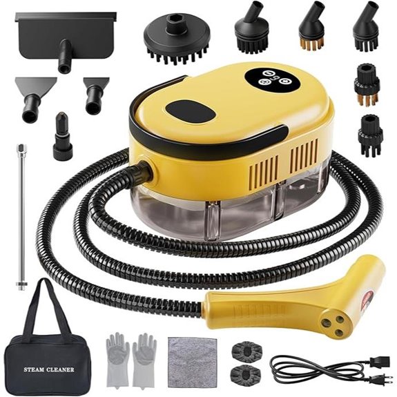 Handheld 15-in-1 Steam Cleaner for Home & Car