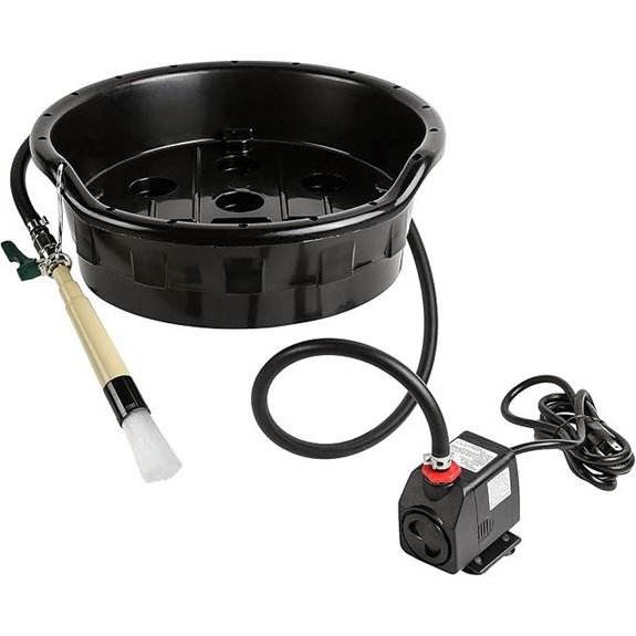 ARES Portable Parts Washer with Flow Control Valve