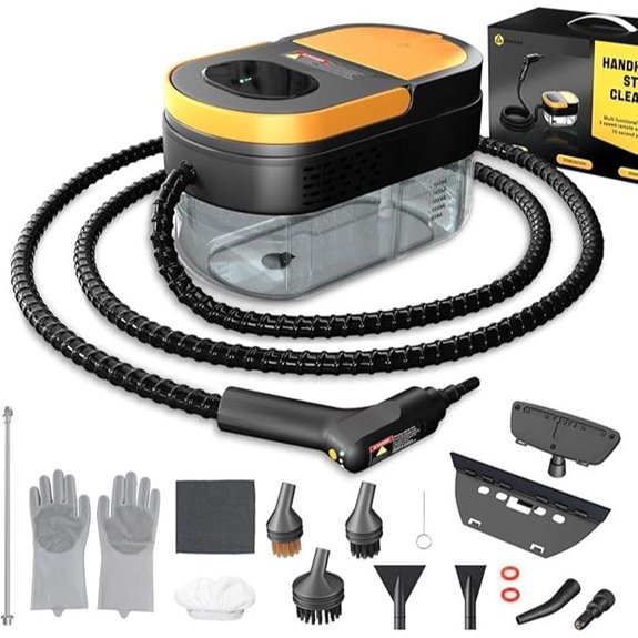 Portable Steam Cleaner with Accessories for Home and Car