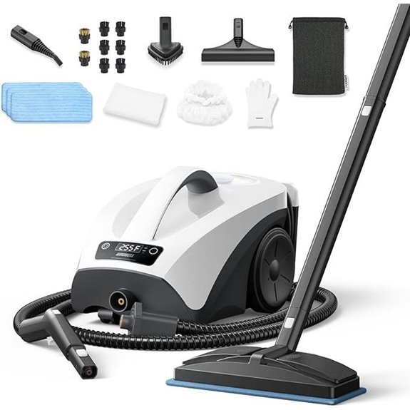 Portable Steam Cleaner with 21-Piece Kit