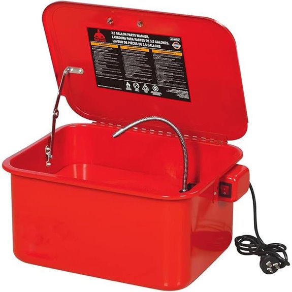 Portable Steel Parts Washer with Electric Pump