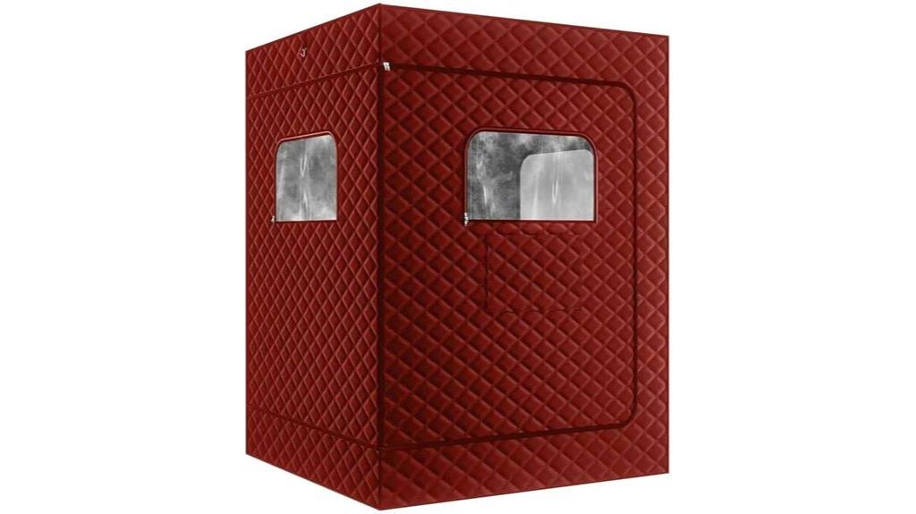 portable two person infrared sauna