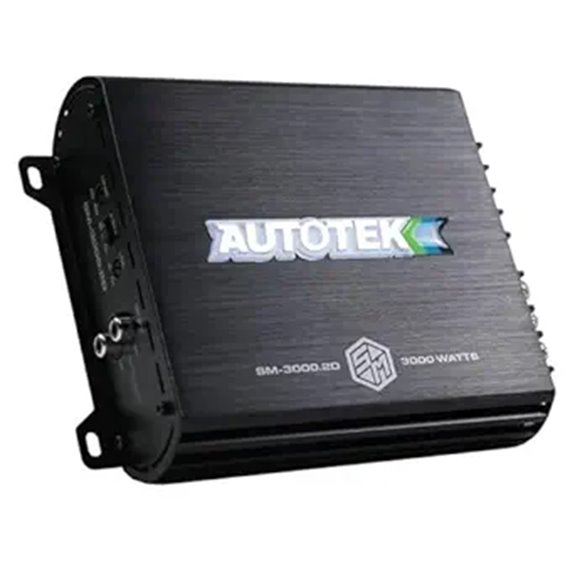 Autotek 3000W 2-Channel Car Amplifier with Bass