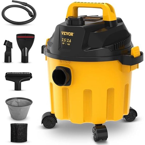 VEVOR 2.6 Gal 3-in-1 Wet/Dry Shop Vacuum