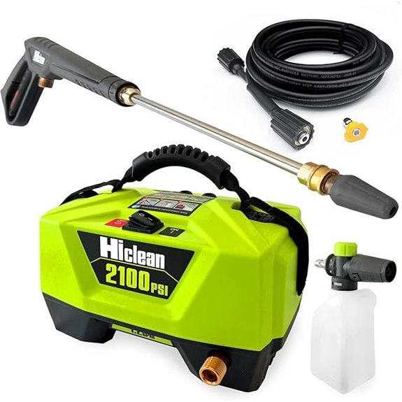 Electric Pressure Washer 2100 PSI with Nozzles and Foam