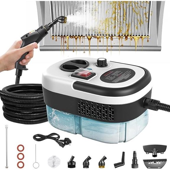 2500W Portable Handheld Steam Cleaner for Home and Car