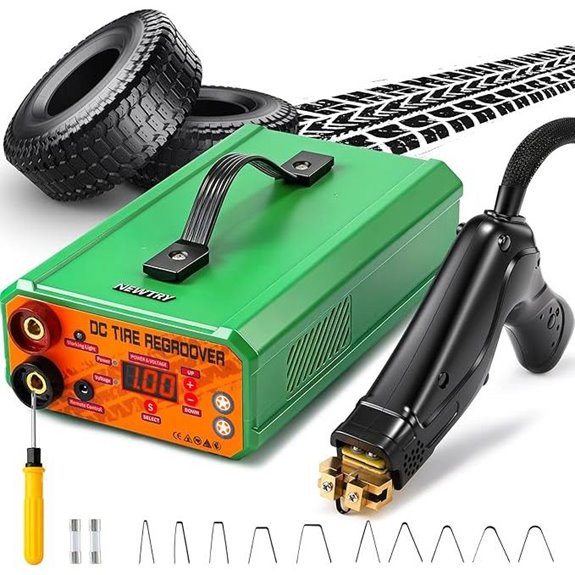 NEWTRY 1000W Portable Tire Grooving Cutter Tool Kit