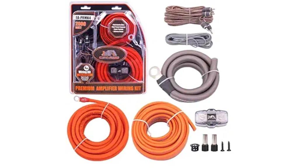 premium amp kit copper wiring
