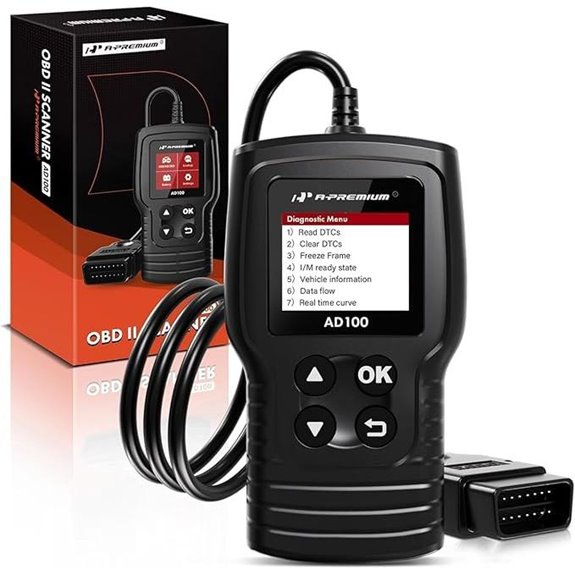 A-Premium AD100 OBD2 Scanner Diagnostic Tool