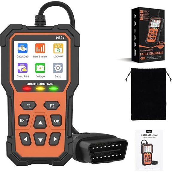 OBD2 Scanner Professional with Live Data & Diagnostics