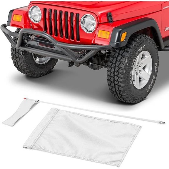 Quadratec 5' Trail Safety Flag Kit for Jeep