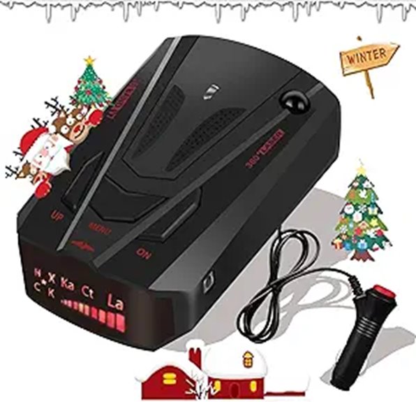 Radar Detector with Mute Memory & LED Display