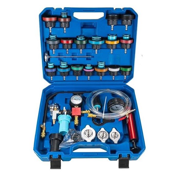 31PCS Radiator Leak Tester and Vacuum Refill Kit