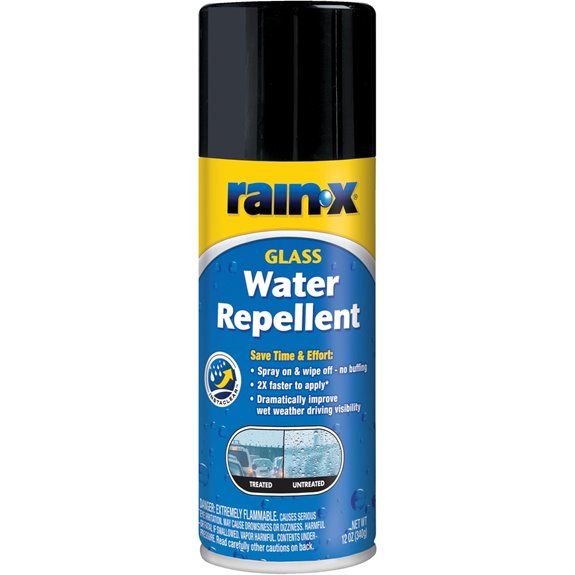 Rain-X 630168 Glass Water-Repellent Aerosol 12 oz.