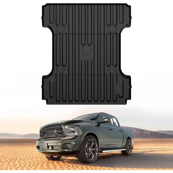LASFIT 6.4FT TPE Truck Bed Mat for Ram