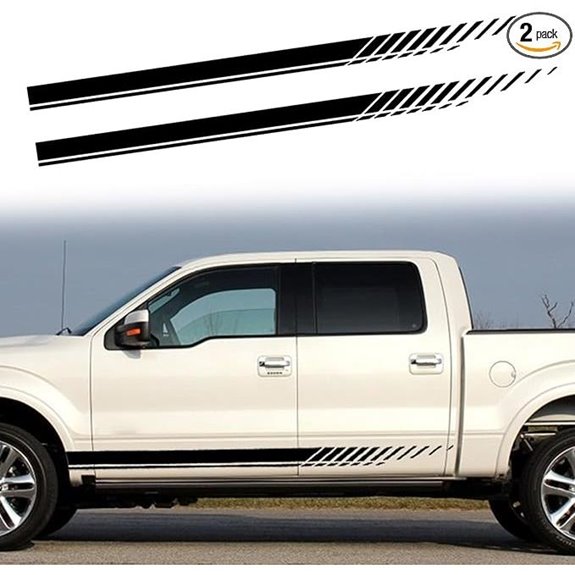 Ramuel Car Racing Vinyl Side Door Decals (2 Pack)