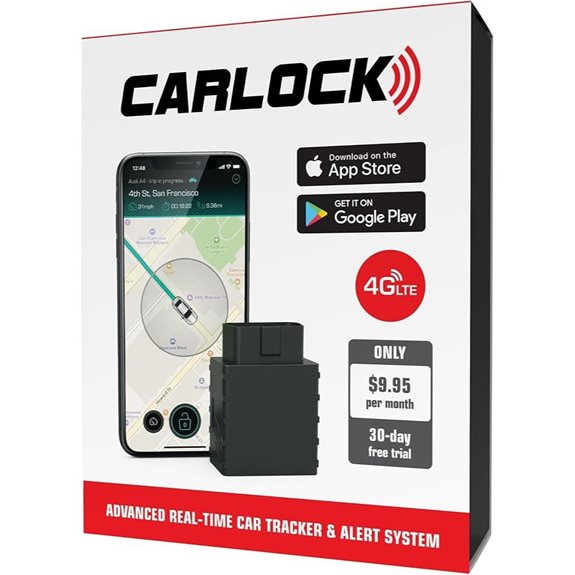 Carlock 4G Real-Time Car Tracker & Alarm System