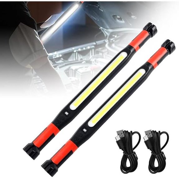 Magnetic Rechargeable LED Work Light for Mechanics (2)