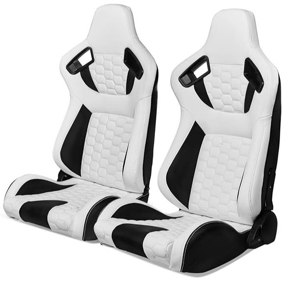 IKON Motorsport Universal Racing Seats Reclinable (Pair)