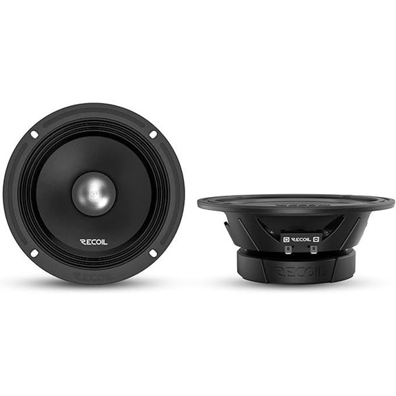 Recoil MS65-4P 6.5-Inch Car Speakers 600W Pair