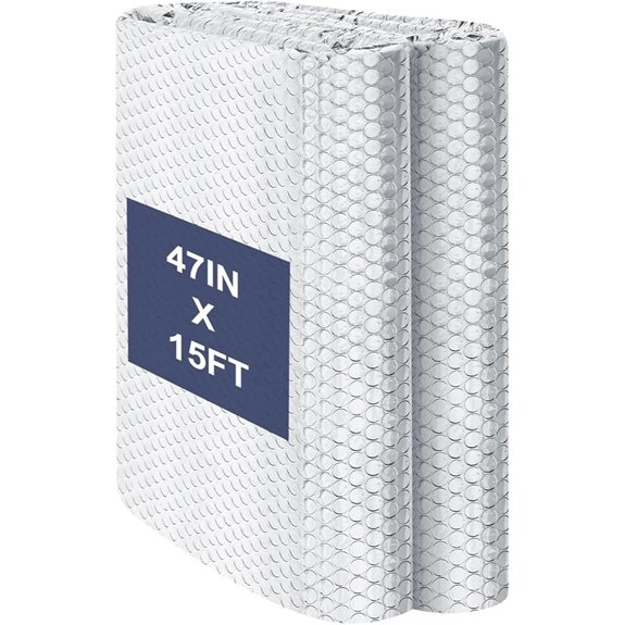 Double Reflective Bubble Foil Insulation Foam (47in x 15ft)