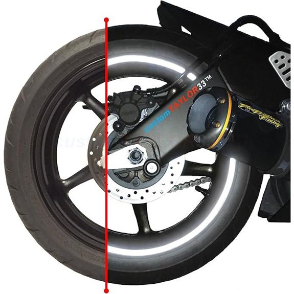 customTAYLOR33 Reflective Rim Tapes for Various Rim Sizes